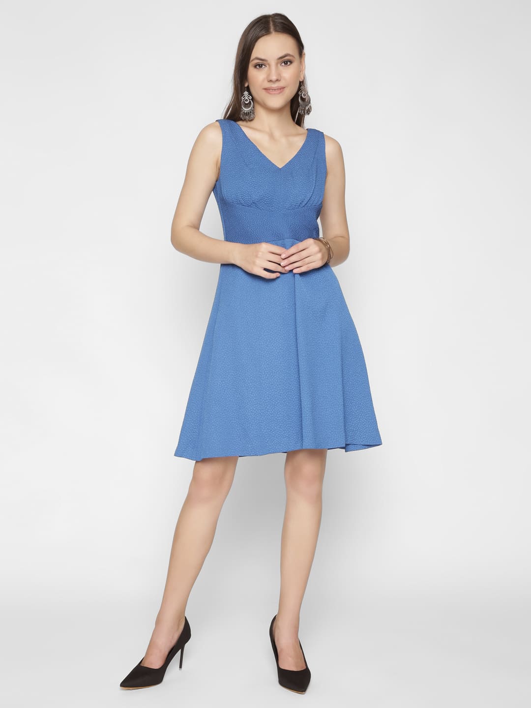 Zalora fit hotsell and flare dress